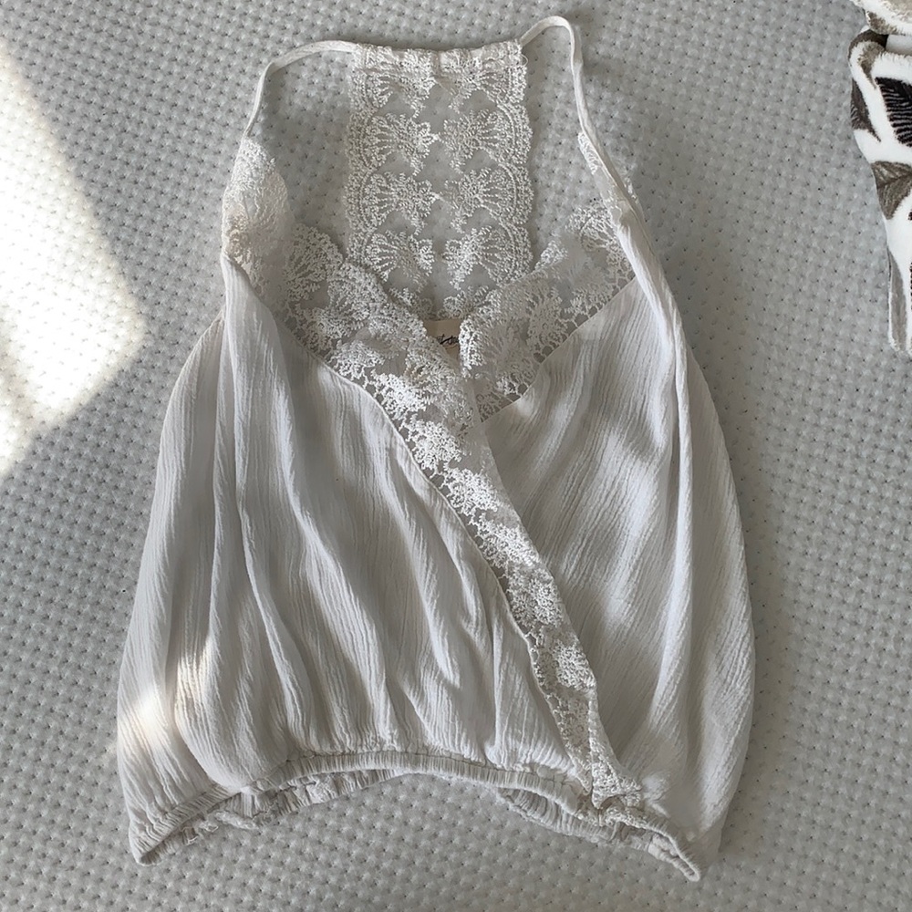 Lace tank top